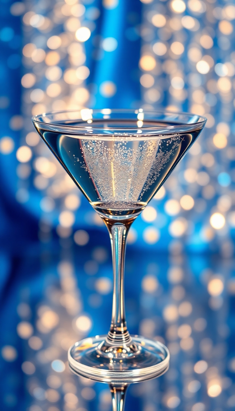 Best Luminous AI Glamorous Cocktail Glass Phone Photogenic Background